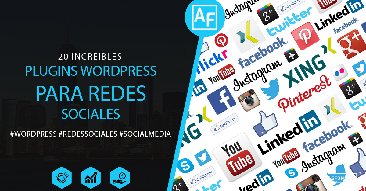 20 increibles plugins de WordPress para redes sociales