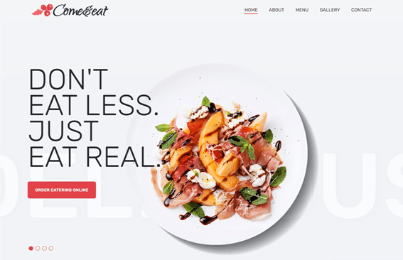 plantillas WordPress para cafeterías